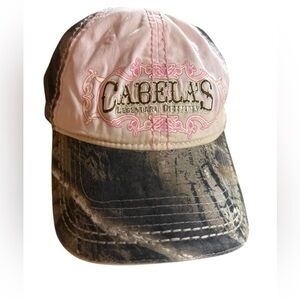 Cabela's Pink and Brown Camouflage Hat